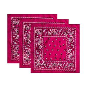 Hibaly 100% Cotton Classic Unisex Bandanas 3-Pack